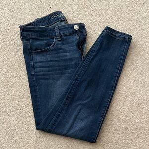 American Eagle Outfitters Dark Blue Skinny Jeans